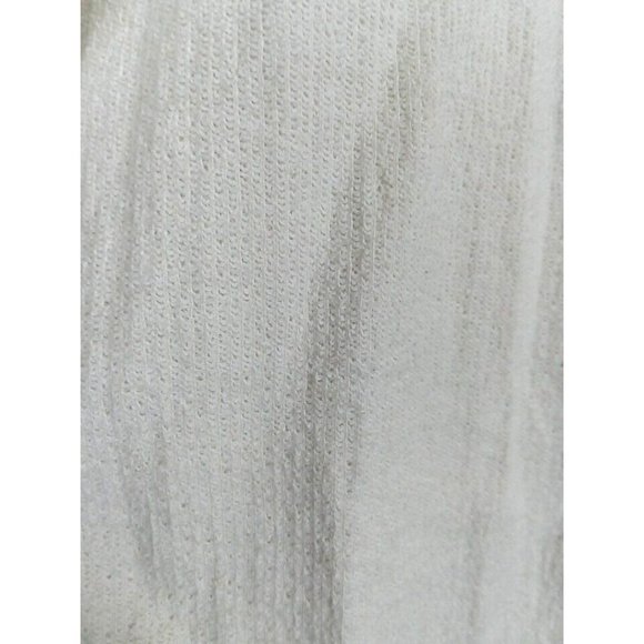 Zara Shirt Men's Size M Beige Cream Textured Woven Knit Thick Button Up - Picture 7 of 10